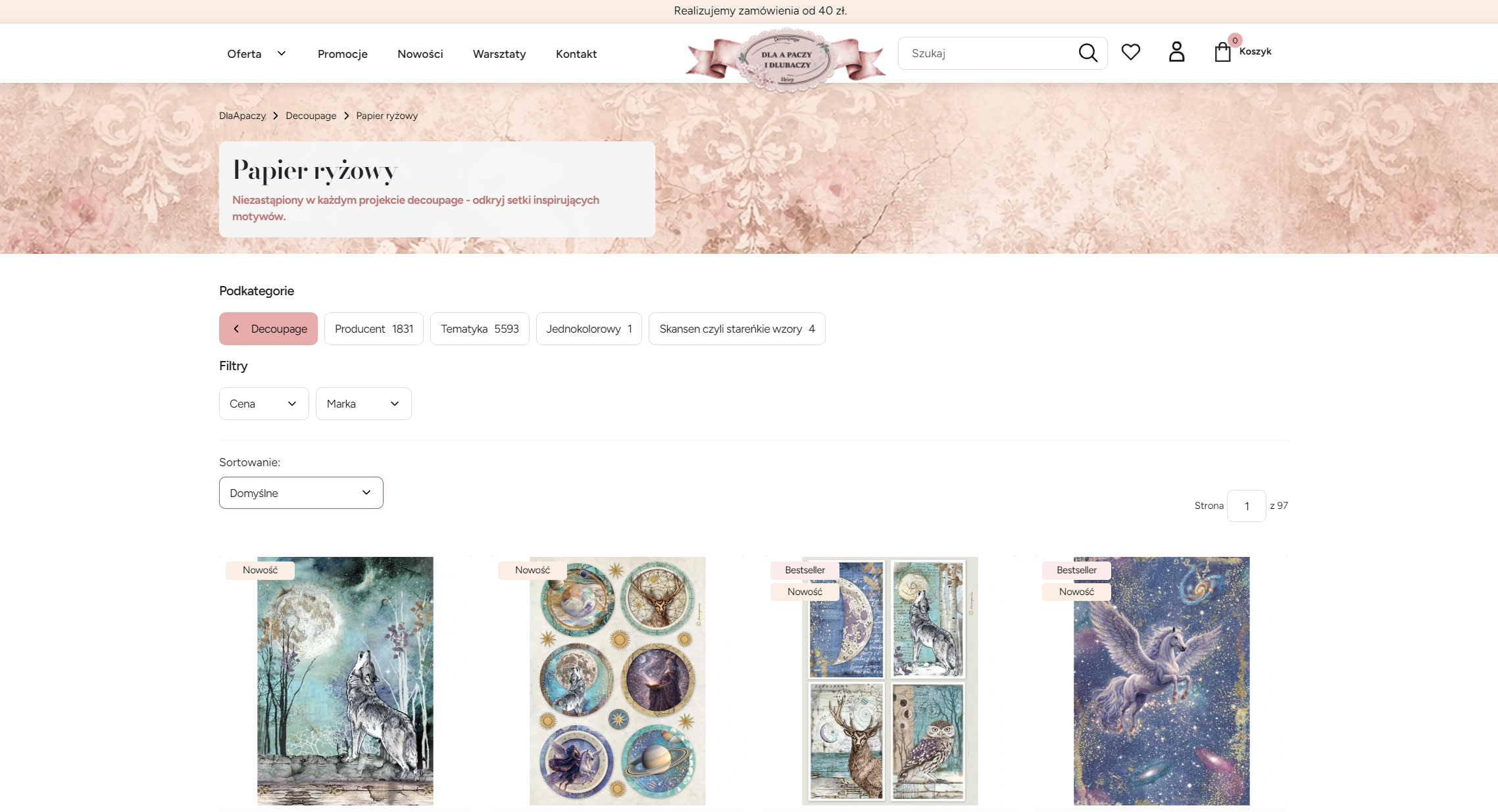 Czym różni się papier ryżowy do decoupage od serwetek i papieru klasycznego?